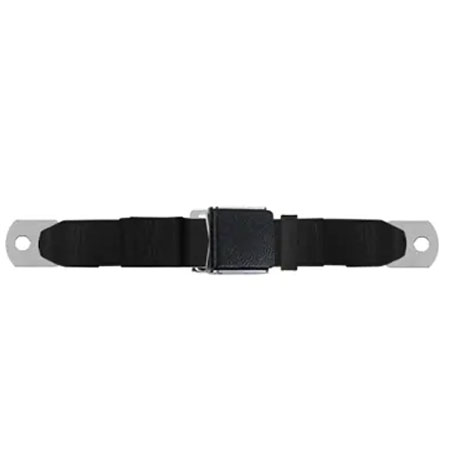 Black Lift Latch Lap Seat Belt