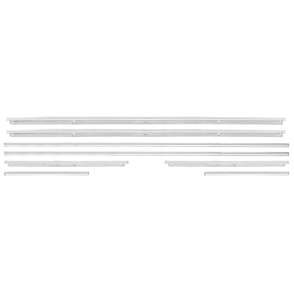 1967 Camaro / Firebird Coupe 8 Piece Standard Door Panel ... 1968 mustang stainless steel door panels 