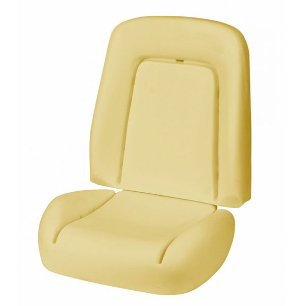 1967 DELUXE SPORT SEAT FOAM (BOLSTERED)--