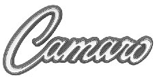 1968 Camaro Emblems & Decals