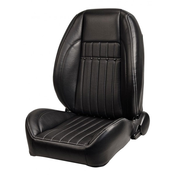 TMI 1969 Camaro Seats, Pro-Series Deluxe Comfortweave, Low-Back, Pair
