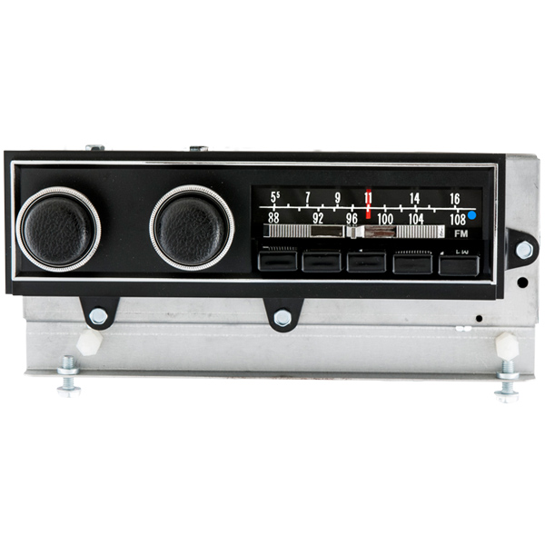 1972-1974 Mopar E Body Radio - Black Buttons with Bluetooth OE Replica