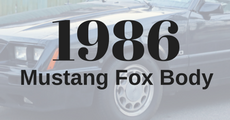 1986 Mustang Interiors