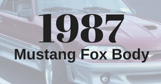 1987 Mustang Interiors