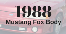 1988 Mustang Interiors