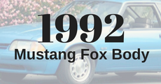 1992 Mustang Interiors