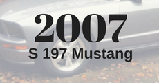 2007 Mustang Interiors