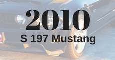 2010 Mustang Interiors