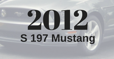 2012 Mustang Interiors