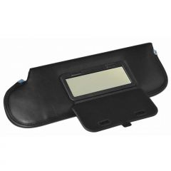 1987-1993 Mustang  Sunvisors w/ Mirrors, Convertible, Black Vinyl