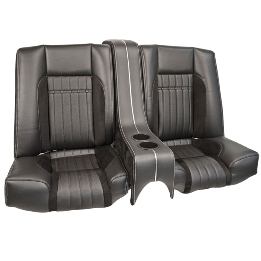 TMI 1967 1968 Camaro Rear Seat Covers w Consoles Sport R