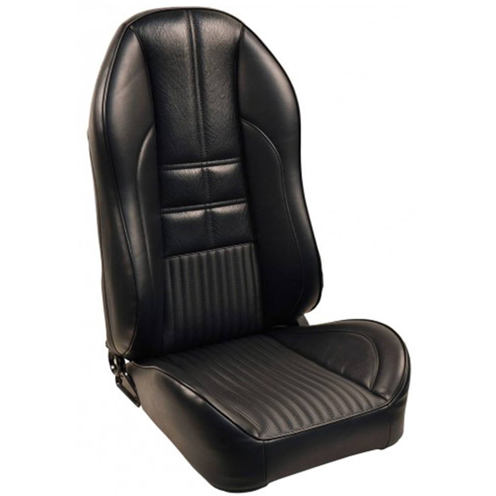 1969 Mustang Seats, Pro Series Deluxe Comfortweave, High Back, Pair