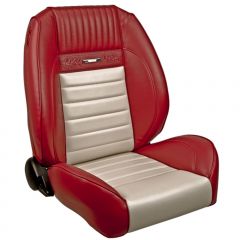 1964-1966 Mustang Seats, Pro Series Deluxe Pony, Lowback w/ Headrests, Pair