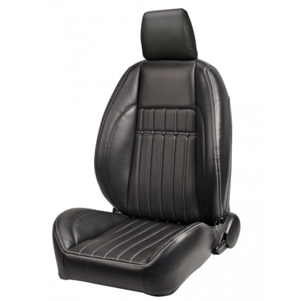 TMI 1969 Camaro Seats w/ Headrests, Pro-Series Deluxe Comfortweave, Pair