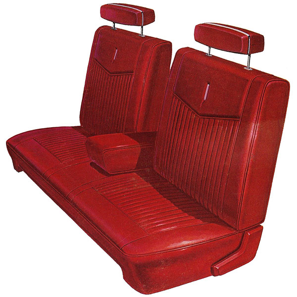 1970 Plymouth Duster Front Split Bench Seat Cover With Center