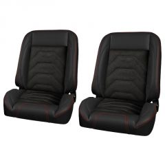TMI Pro-Classic Truck Seats, Universal Sport S, Low Back Bucket, Pair