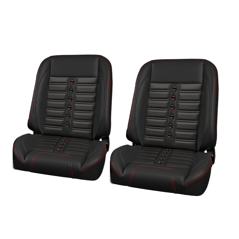 TMI Pro-Classic Truck Seats, Universal Sport X, Low Back Bucket, Pair