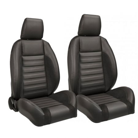 TMI Pro Series Sport R Seats, Low Back with Headrest, Pair: Classic Car  Interior