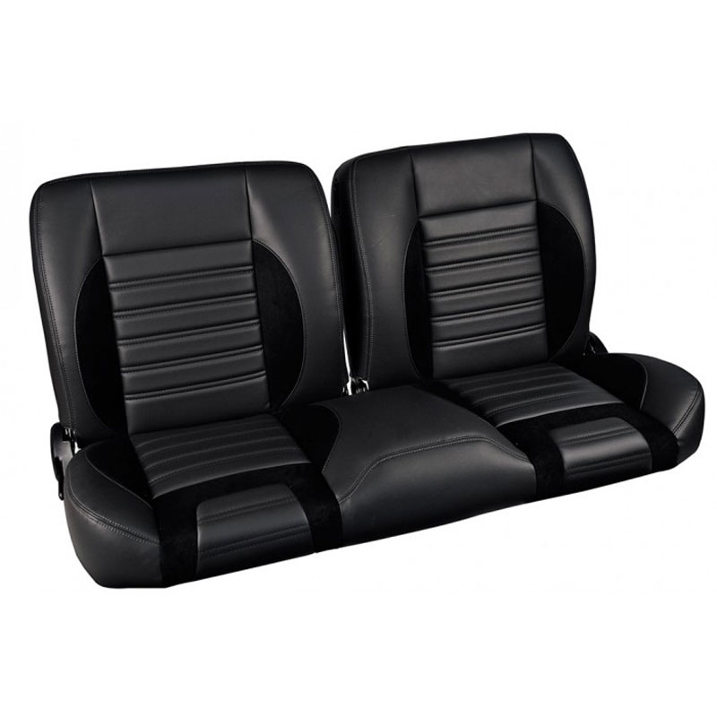 TMI Pro-Series Truck Bench Seat, Universal SPORT-R, Split Back, Wide Bench 60"