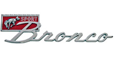 Bronco Emblems and Decals
